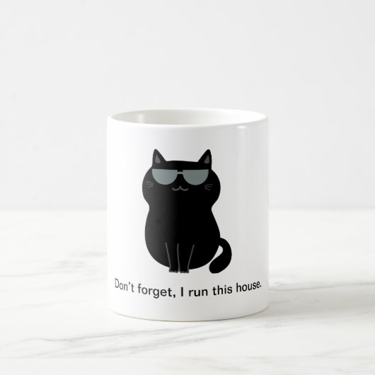 かわいい+面白い 猫 コーヒーマグカップ (中央)