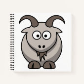 かわいい+面白い+農場のヤギ ノートブック (正面)