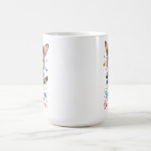 かわいい 頑固な ロバ コーヒーマグカップ (中央)