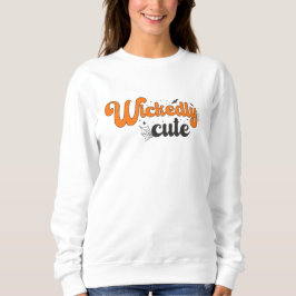 かわいい – 魔法のハロウィーンの夜のパターン スウェットシャツ