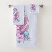 かわいい&魔法のベビーユニコーンと大きな目 バスタオルセット (インサイチュ)
