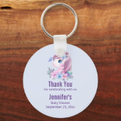 かわいい&魔法のベビーユニコーン大きな目の好意 キーホルダー (正面)