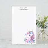 かわいい&魔法のベビーユニコーン水色 (スタンド正面)