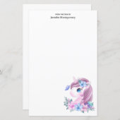 かわいい&魔法のベビーユニコーン水色 (正面/裏面)