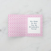 かわいい 魔法のユニコーン グリッター 誕生日 パーティー カスタム 招待状 (内部)