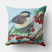 かわいい《鳥》アメリカゴガラバードアート クッション (正面)