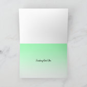 かわいい(鳥)ショウジョウコウカンチョウ考えオンブランチズオブユー カード (内部)