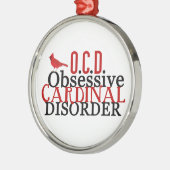 かわいい（鳥）ショウジョウコウカンチョウ メタルオーナメント (左)