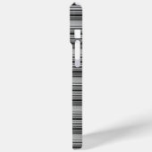 かわいい 黒 グレー ストライプ  Case-Mate iPhoneケース (裏面 / 左)