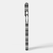 かわいい 黒 グレー ストライプ  Case-Mate iPhoneケース (裏面 / 左)