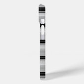 かわいい 黒 グレー ストライプ Case-Mate iPhoneケース (裏面 / 左)