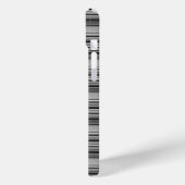 かわいい 黒 グレー ストライプ  Case-Mate iPhoneケース (裏面 / 左)