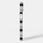 かわいい 黒 グレー ストライプ Case-Mate iPhoneケース (裏面 / 右)