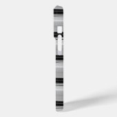 かわいい 黒 グレー ストライプ Case-Mate iPhoneケース (裏面 / 左)