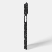 かわいい 黒 白 ツリー パターン Case-Mate iPhoneケース (裏面 / 右)