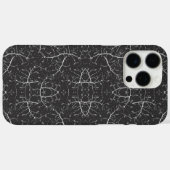 かわいい 黒 白 ツリー パターン Case-Mate iPhoneケース (裏面 (横))