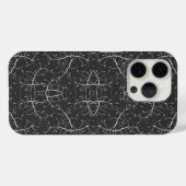 かわいい 黒 白 ツリー 模様 Case-Mate iPhoneケース (裏面 (横))