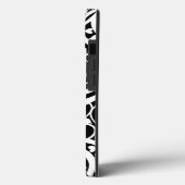 かわいい 黒 白 ハート柄 Case-Mate iPhoneケース (裏面 / 左)