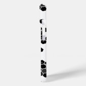 かわいい 黒 白 六角 データ パターン Case-Mate iPhoneケース (裏面 / 左)