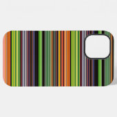 かわいい 黒 色とびしま模様 iPhoneケース (裏面横)