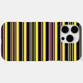 かわいい 黒 黄色 ストライプ Case-Mate iPhoneケース (裏面 (横))