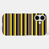 かわいい 黒 黄色 ストライプ Case-Mate iPhoneケース (裏面 (横))