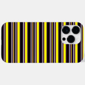 かわいい 黒 黄色 ストライプ Case-Mate iPhoneケース (裏面 (横))