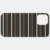かわいい 黒 黄色 ストライプ  Case-Mate iPhoneケース (裏面 (横))