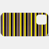 かわいい 黒 黄色 ストライプ Case-Mate iPhoneケース (裏面 (横))