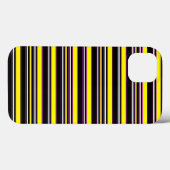 かわいい 黒 黄色 ストライプ Case-Mate iPhoneケース (裏面 (横))