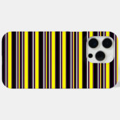 かわいい 黒 黄色 ストライプ Case-Mate iPhoneケース (裏面 (横))