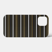 かわいい 黒 黄色 ストライプ Case-Mate iPhoneケース (裏面 (横))