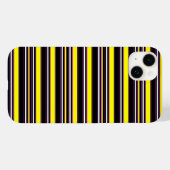 かわいい 黒 黄色 ストライプ Case-Mate iPhoneケース (裏面 (横))