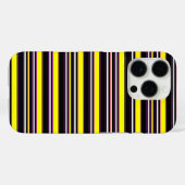 かわいい 黒 黄色 ストライプ Case-Mate iPhoneケース (裏面 (横))
