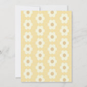 かわいい 3 匹のハチ 招待状 (裏面)