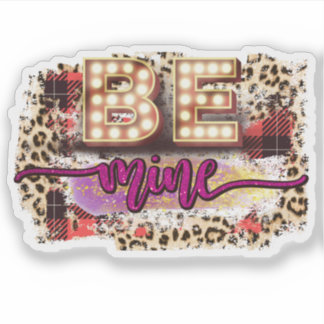 かわいい Be Mine バレンタイン ステッカー シール