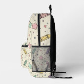 かわいい crayon 文房具  プリントバックパック (右)