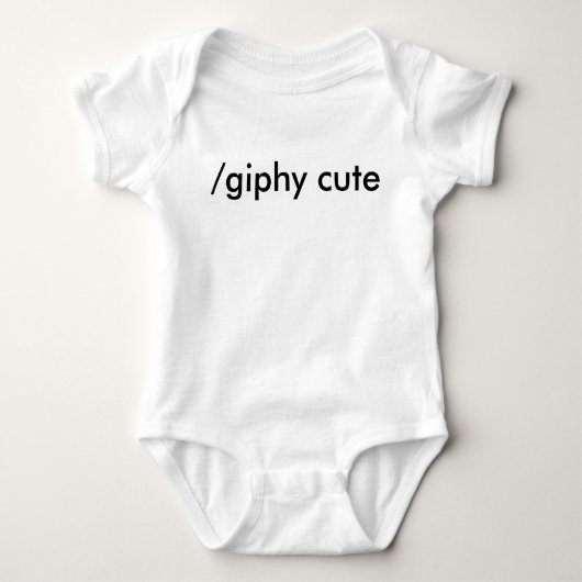 かわいい/giphy ベビーボディスーツ (正面)