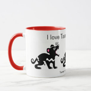 かわいい- I love Tasmanian DEVILS - Mug マグカップ