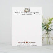 かわいい RV ヴィンテージ ガラス エッグ キャンパー トラベル トレーラー レターヘッド (スタンド正面)