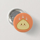 かわいい"SioPao" Meatbun 缶バッジ (正面&裏面)