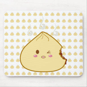 かわいい"SioPao" Meatbun Bitemark マウスパッド