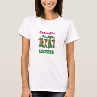 かわいい！TシャツCrocodile BEERS おもしろい - Tシャツ