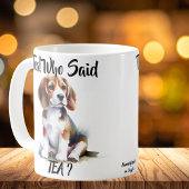 かわいい» WhoSaid Tea» Browns Beagle コーヒーマグカップ
