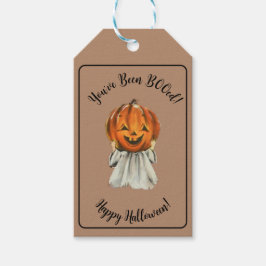 かわいい You've Been BOOed ハロウィン パンプキン ゴースト ギフトタグ