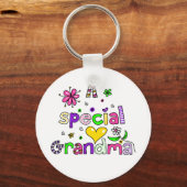 かわいいA特別な祖母おばあちゃん文字式 キーホルダー (正面)