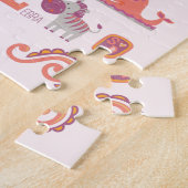 かわいいABC動物のアルファベットパズル ジグソーパズル (側面)