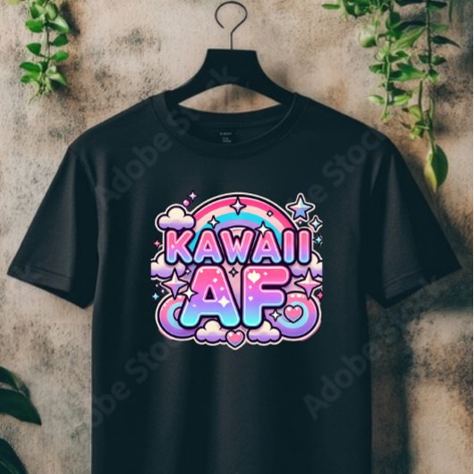 かわいいAF Tシャツ