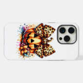 かわいいAI生成のかぼちゃ iPhoneケース (裏面横)