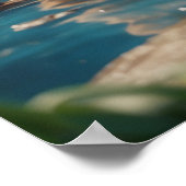 *~*かわいいAP68 2:3キットンオレンジ虎猫スイーツ ポスター (角)